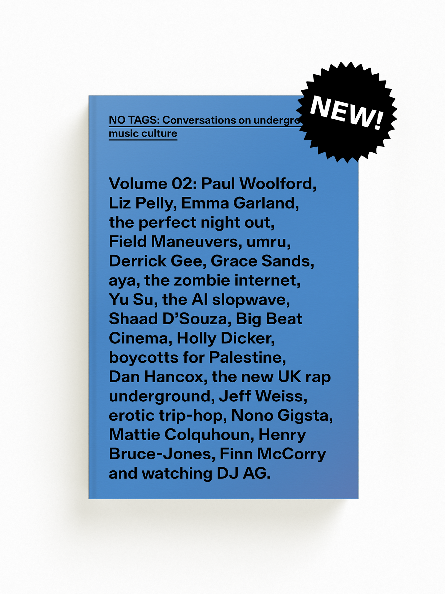 No Tags: Conversations on underground music culture, Vol. 2